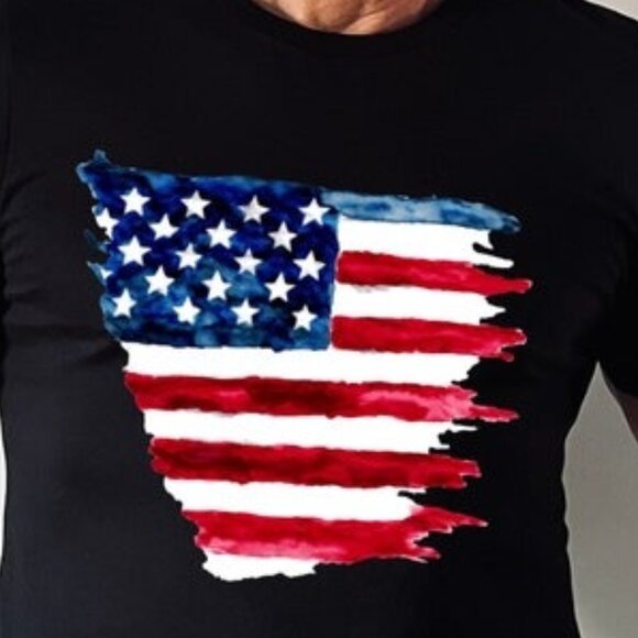 USA Flag Tshirt, 4 of July Tshirt, USA Flag Tshirt, USA Shirt for 4 of July - Picture 2 of 4